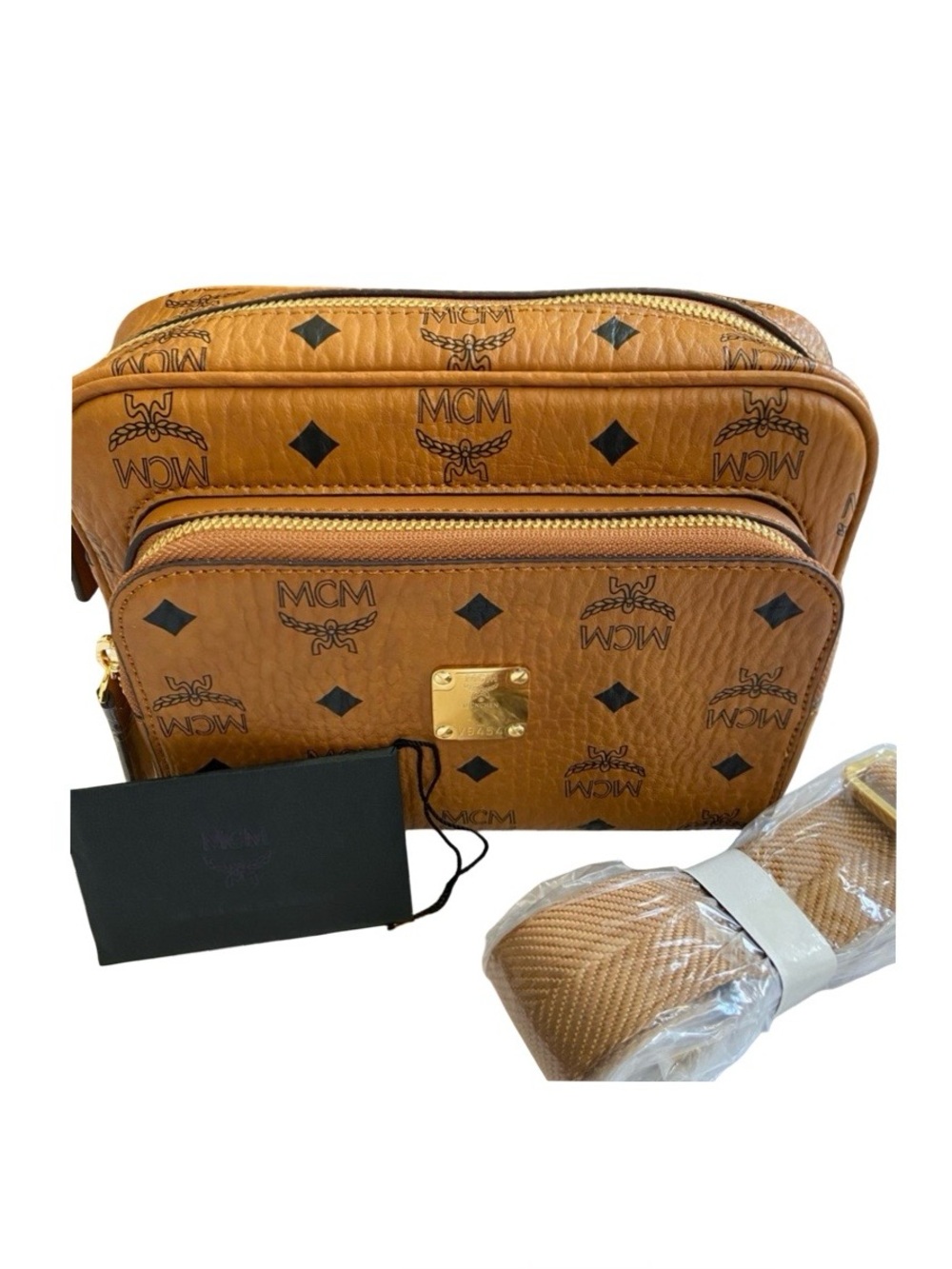 MCM Klassik Visetos Convertible Crossbody Bag
